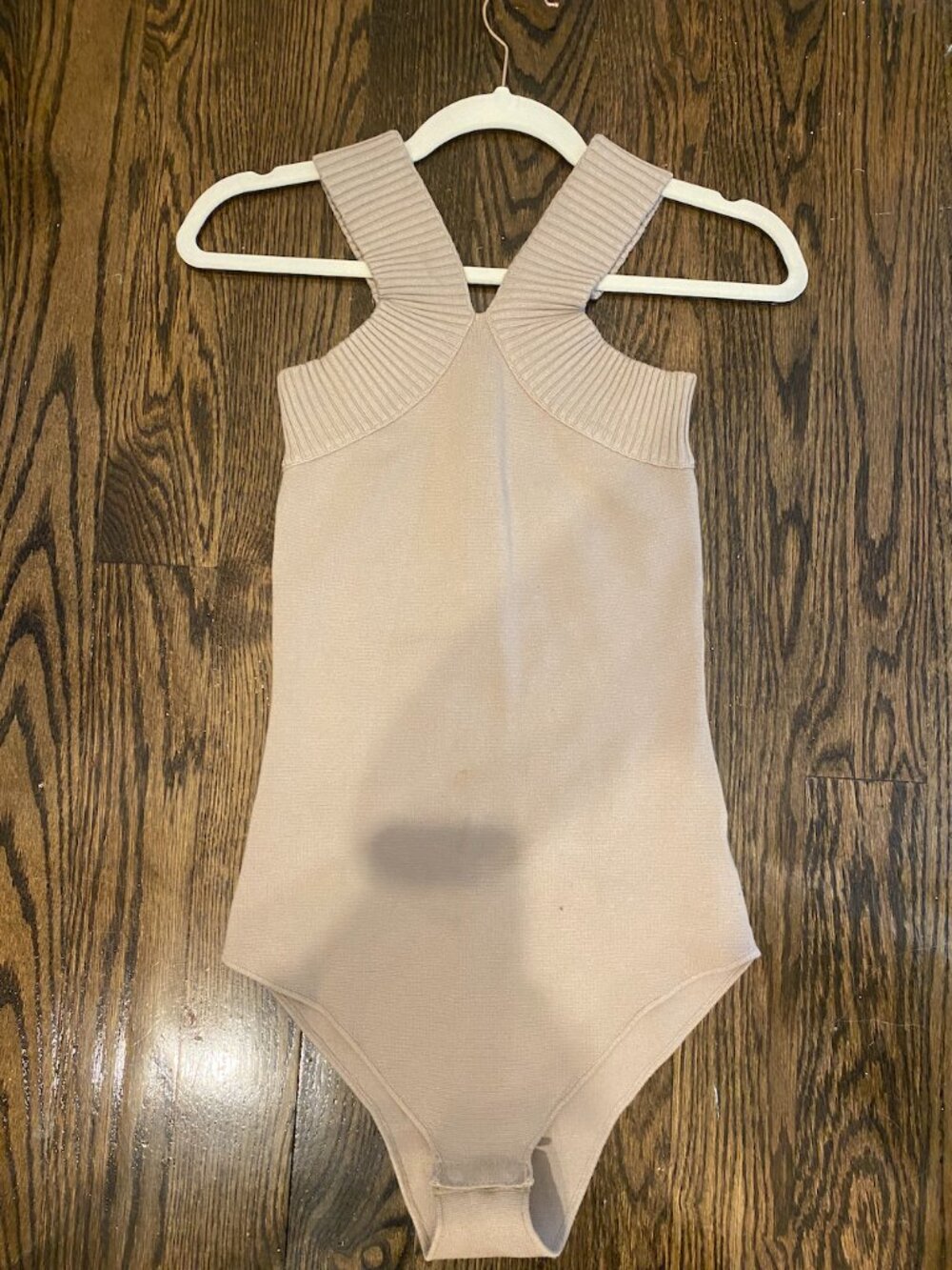 TAN KNITTED BODYSUIT